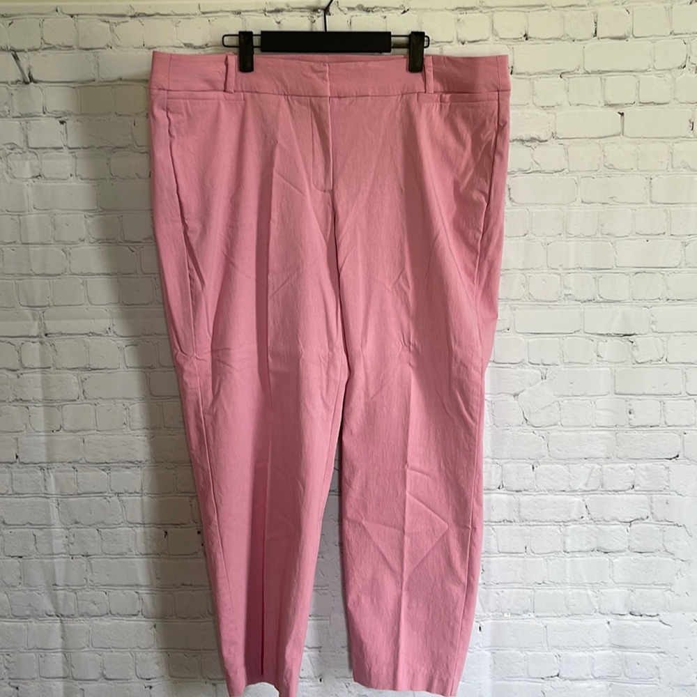 LANE BRYANT SIZE 20 PINK PANTS, THE ALLIE COLLECTION, SKINNY ANKLE
